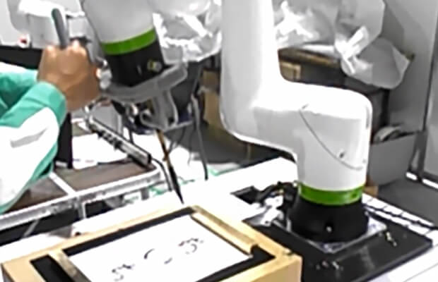 習字ロボットのイメージ