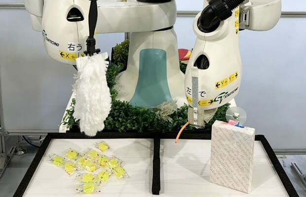 双腕ロボットクレーンゲームのイメージ
