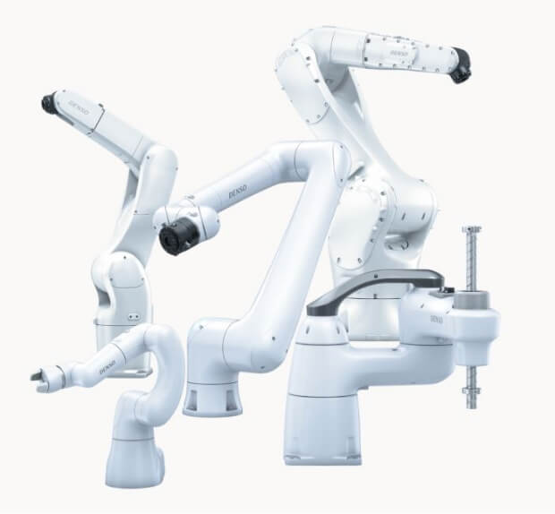 デンソーウェーブが展開するロボット製品群のイメージ
