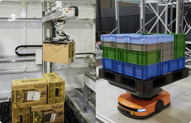 物流に関するロボットのイメージ